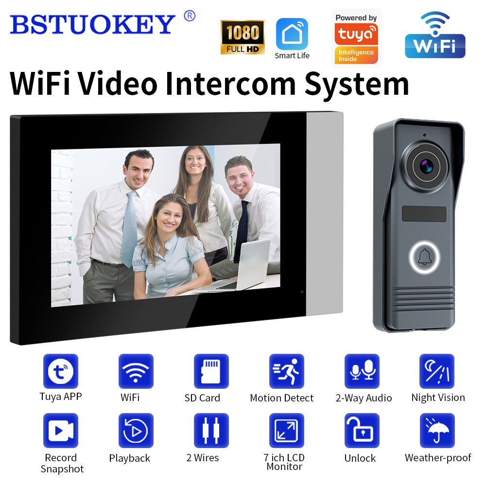 Smart Home Video Doorbell Enhanced Security With Smart Doorbell - 2-draden Smart Home Wifi 1080P Video-intercom