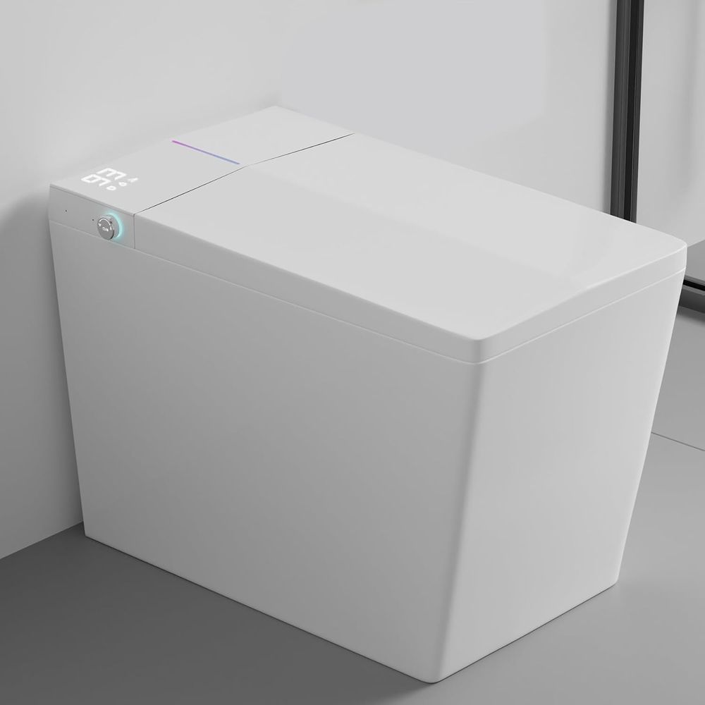 Smart Night Light - Vierkant slim toilet met ingebouwde tank,