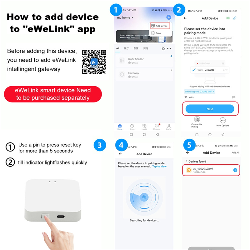 Smart Home Hub Device - RALCA-Smart Home draadloze brug 2,4 Ghz
