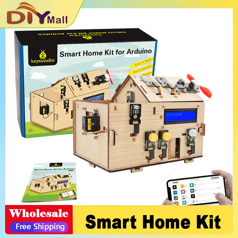 Smart Home Kit For Arduino - Keyestudio Smart IoT Home Kit met
