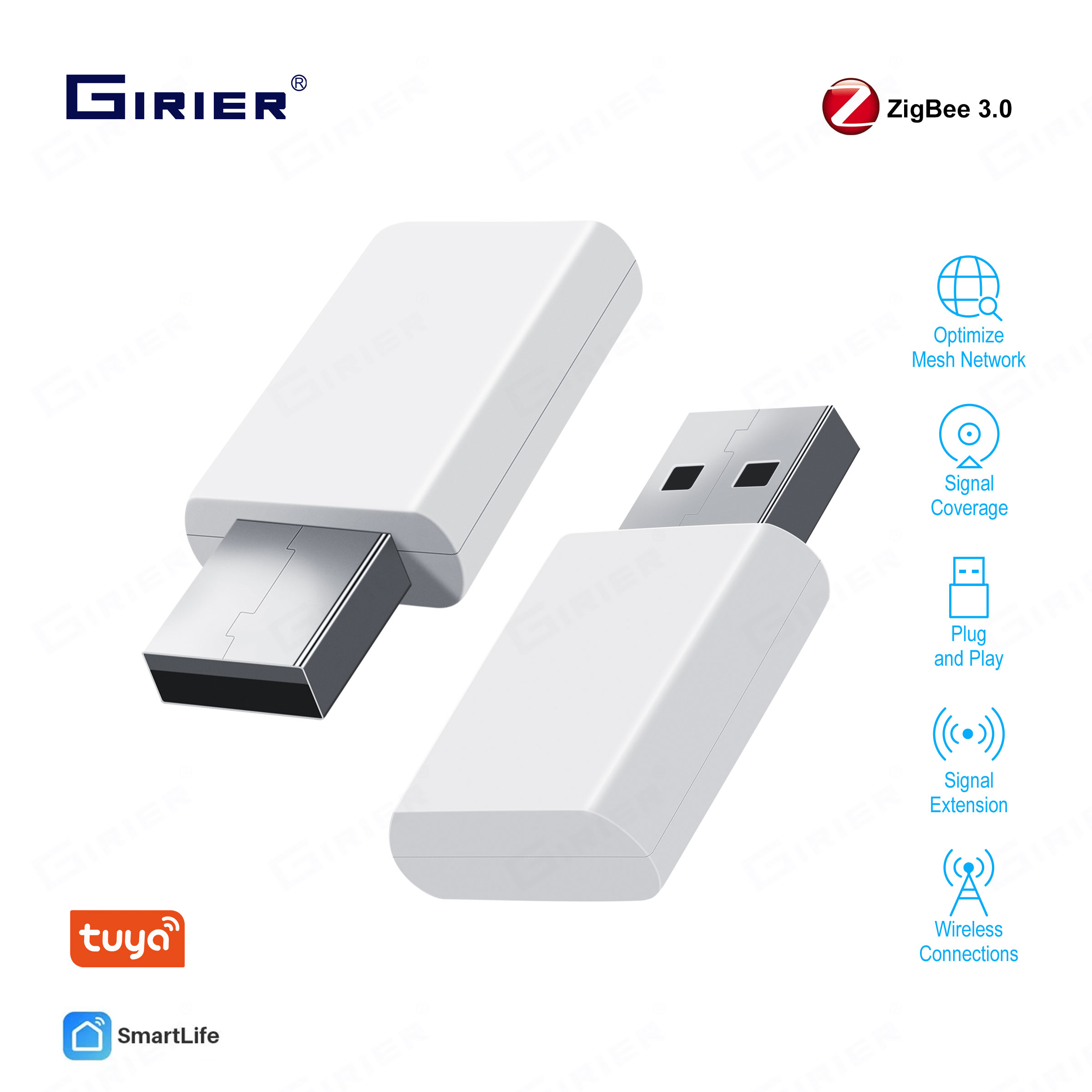 Smart Home Hub Device - Girier Zigbee Repeater Versterker Usb Signaal