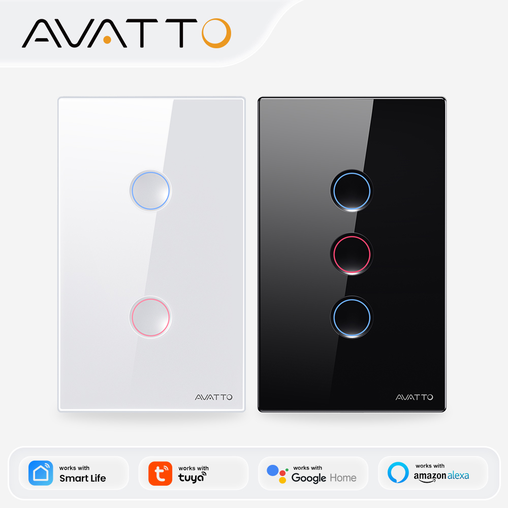Smart Home Alexa - AVATTO 1/2/3/4 Gang ZigBee Smart Light