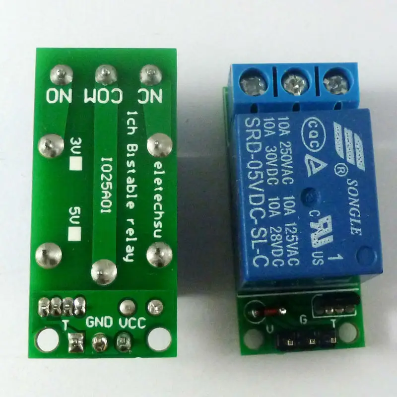 Smart Home Kit For Arduino - Flip-Flop Latch Relay Module Bistabiele zelfsluitende