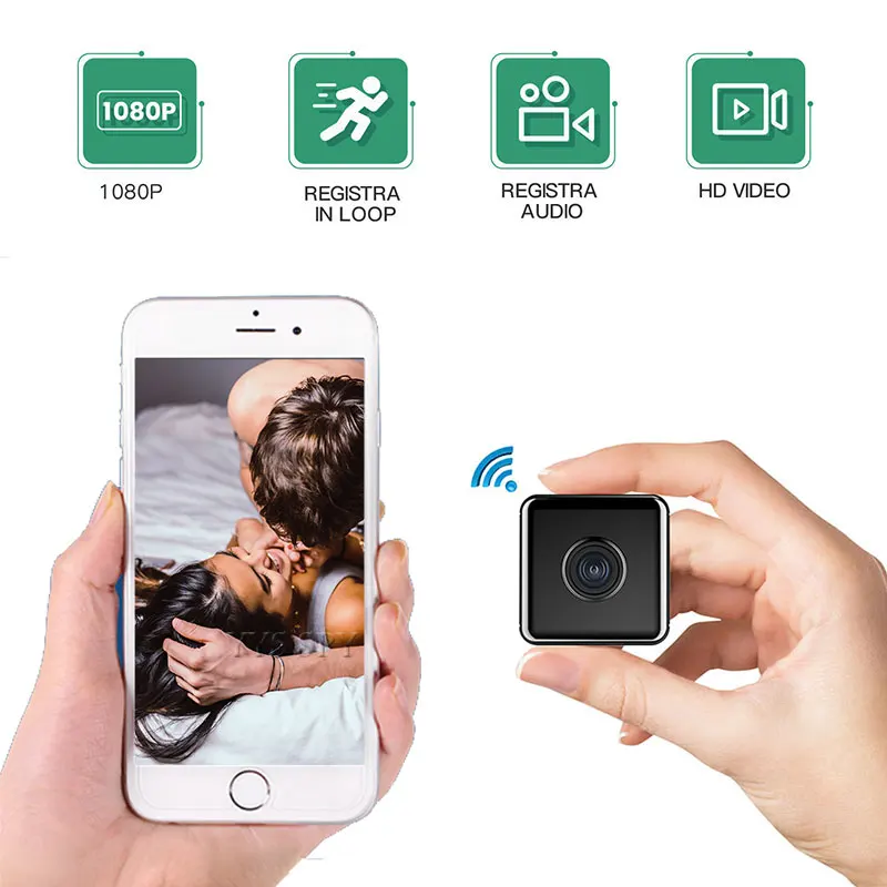 Smart Home Kamera - Wifi Mini Camera Smart Home Fotitsy