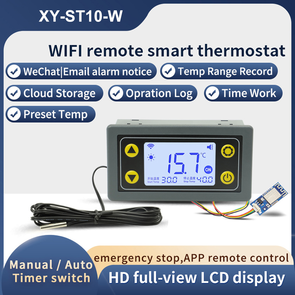 Wifi Thermostat - ST10-W/SA10-W/SA30-W/ST30-W DC6-30V/AC110-220V 10a/30a Wifi Thermostaat Temperatuurregelaar