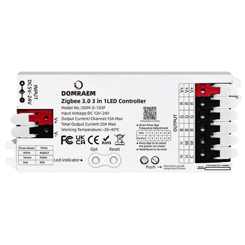 Smart Home Alexa - AD23-Domraem Zigbee3.0 RGBCCT RGB RGBW LED