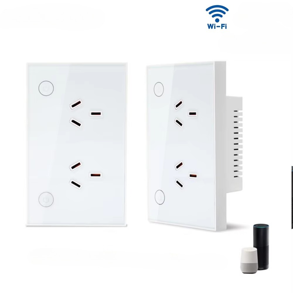 Smart Home Alexa - Zigbee Wi-Fi Matter AU slimme wandcontactdoos
