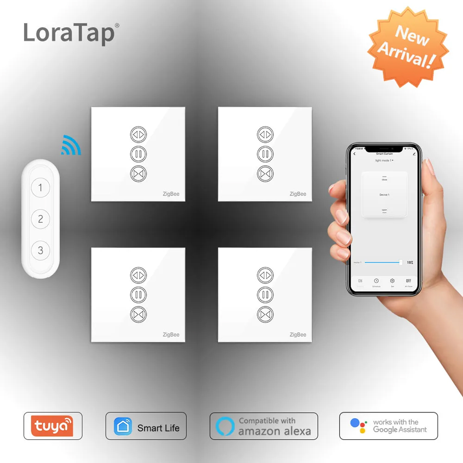 Smart Home Mqtt - Tuya Smart Leven Zigbee 3.0 Gordijn