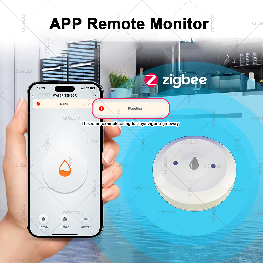 Smart Zigbee Watersensor Flood - Smart Home Zigbee Gateway recensie en prijs