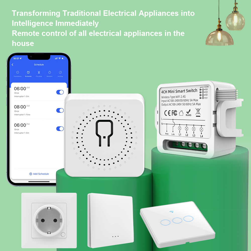 Tuya WiFi Smart Switch 1/2/3/4 - Smart Home Alexa recensie en prijs