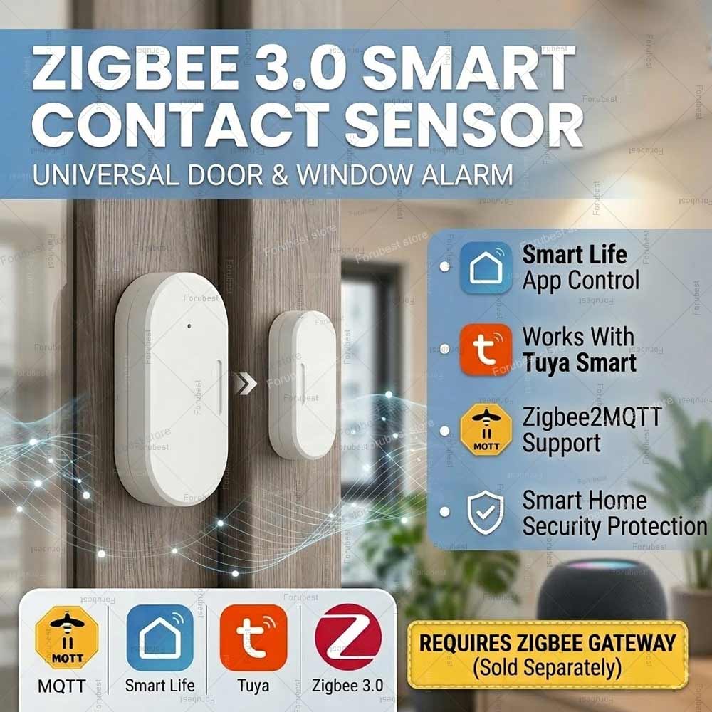 Tuya Zigbee Deur Raam Sensor I - Smart Home Mqtt recensie en prijs