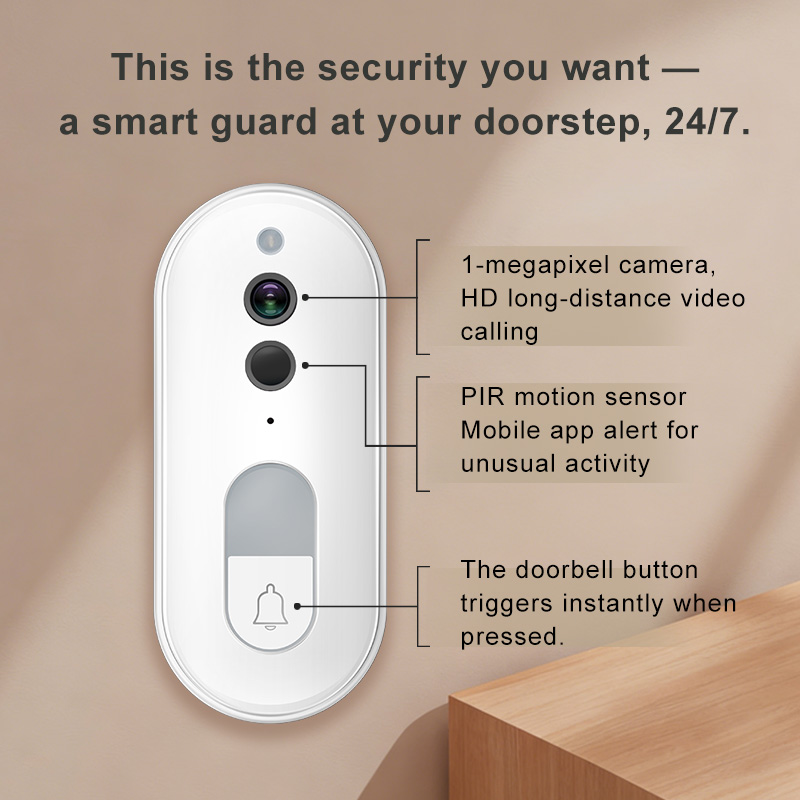 Tuya Smart Video Deurbel Draad - Smart Home Video Doorbell Enhanced Security With Smart Doorbell recensie en prijs