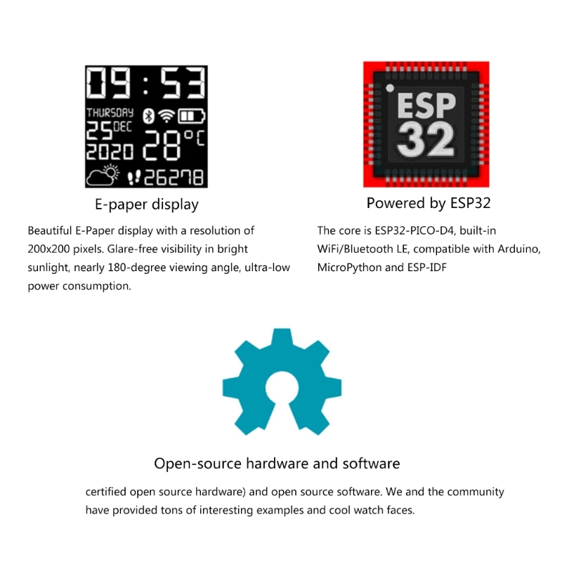 K0EA ESP32 Smartwatch Open Sou - Smart Home Using Esp32 recensie en prijs