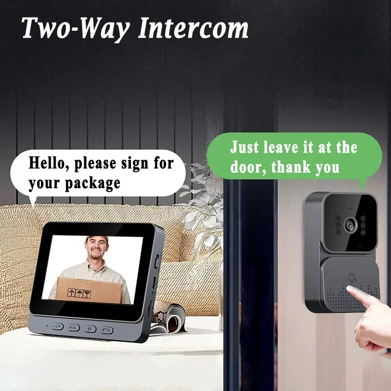 Slimme WiFi 2.4G draadloze deu - Smart Home Video Doorbell Enhanced Security With Smart Doorbell recensie en prijs