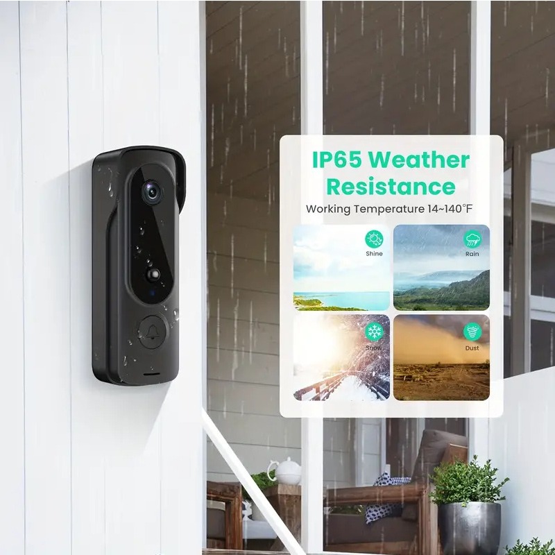 Outdoor Draadloze Deurbel Sola - Smart Home Video Doorbell Enhanced Security With Smart Doorbell recensie en prijs