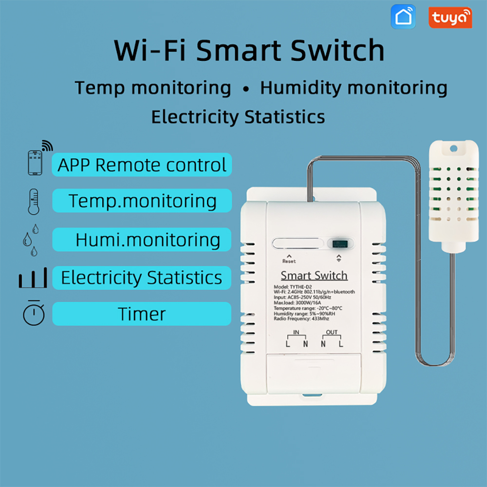 Wifi TH-16 Switch Tuya Draadlo - Wifi Thermostat recensie en prijs