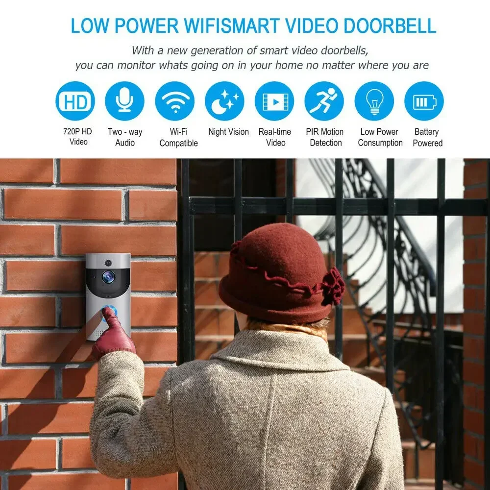 720P HD Smart Home Draadloze W - Smart Home Video Doorbell Enhanced Security With Smart Doorbell recensie en prijs