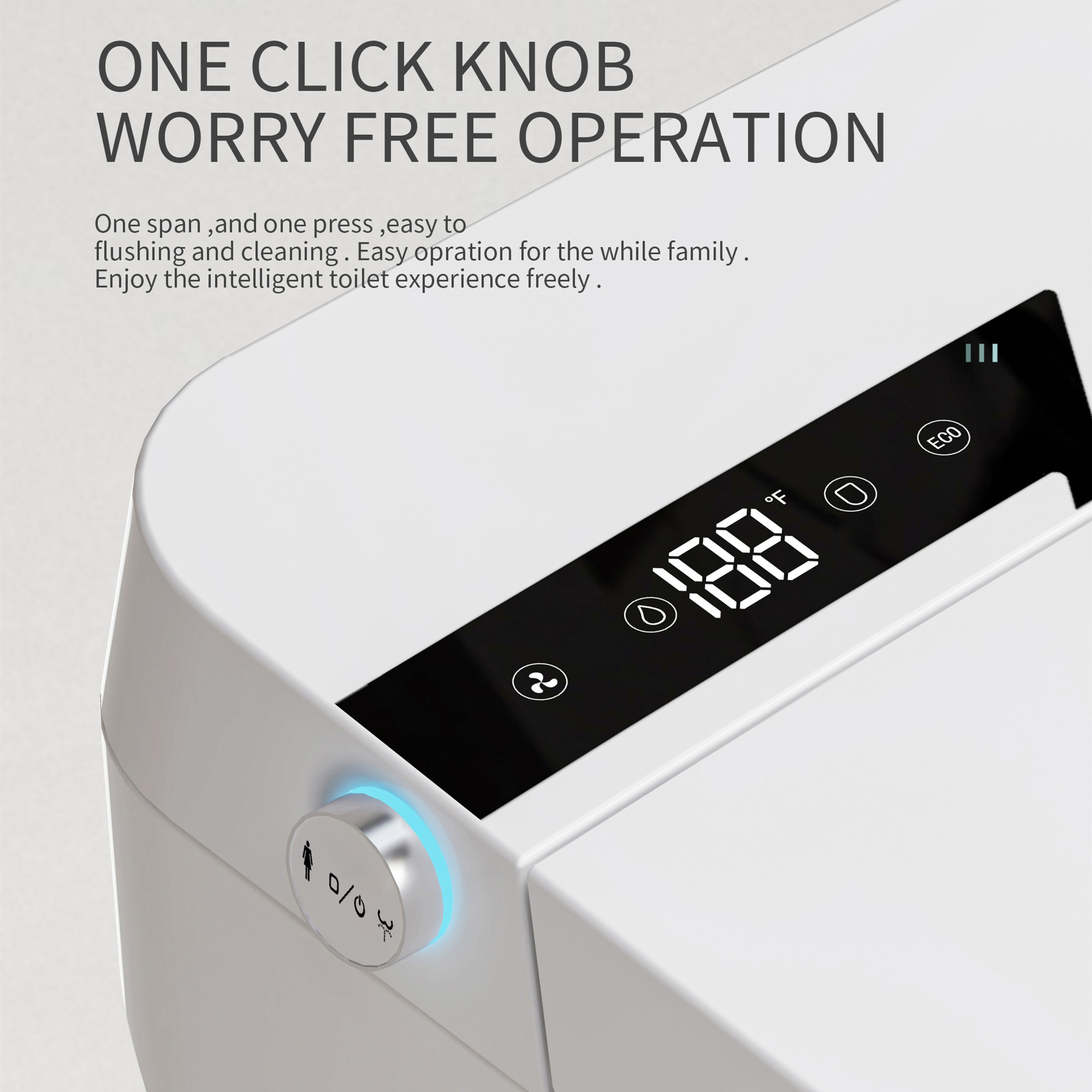 Slim toilet - verwarmde zittin - Smart Night Light recensie en prijs