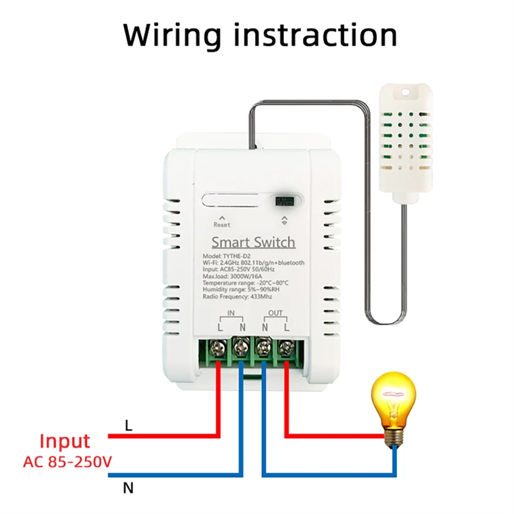 Werk met Tuya 16A 3000W WiFi-t - Wifi Thermostat recensie en prijs