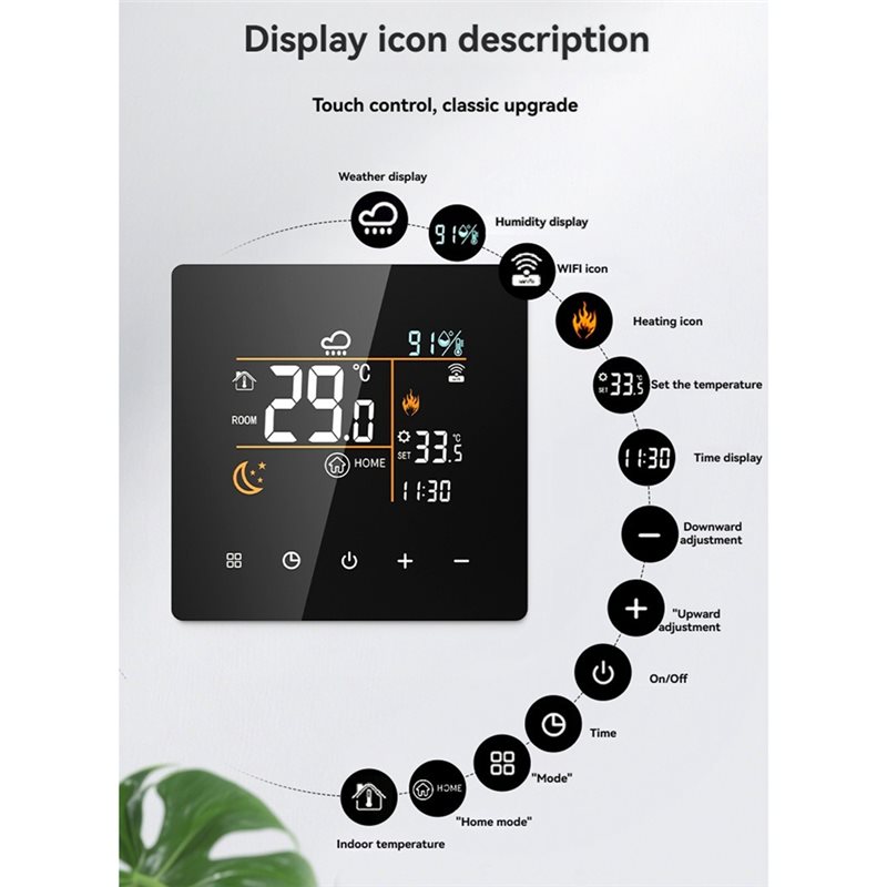 Tuya Slimme Thermostaat 25A Wi - Wifi Thermostat recensie en prijs