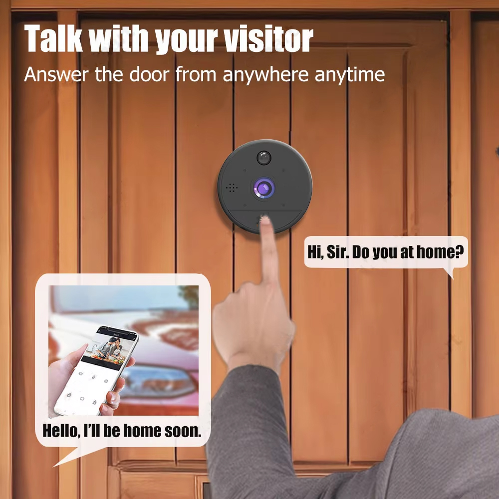 6000mAh WiFi Kijkgaatje Tuya S - Smart Home Video Doorbell Enhanced Security With Smart Doorbell recensie en prijs