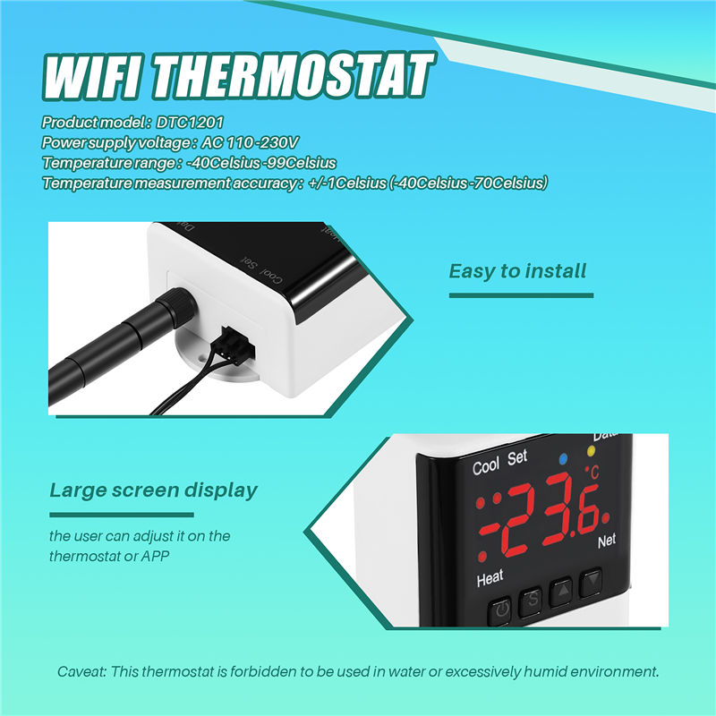 Draadloze Wifi Temperatuurrege - Wifi Thermostat recensie en prijs