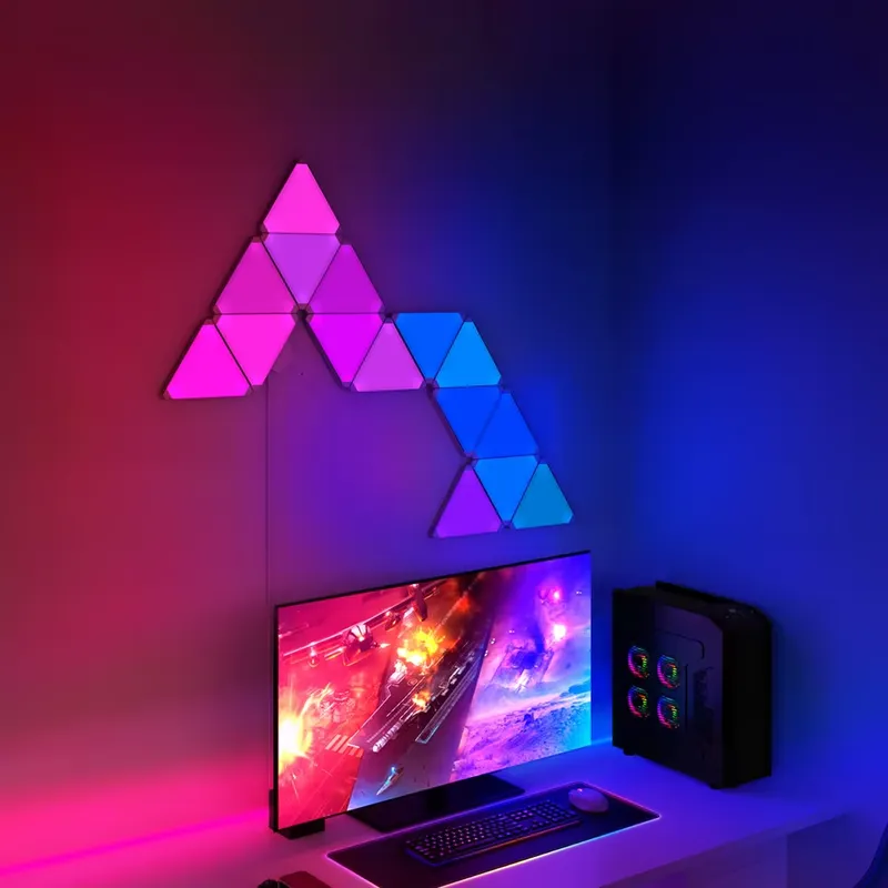 Banqcn Triangle LED Gaming Set - Smart Home Alexa recensie en prijs