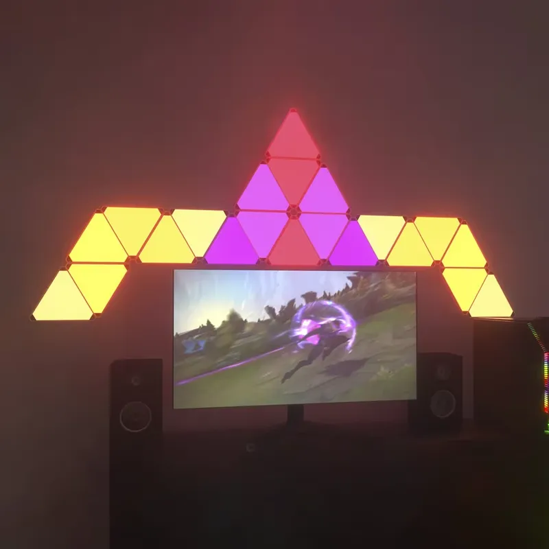 Banqcn Triangle LED Gaming Set - Smart Home Alexa recensie en prijs