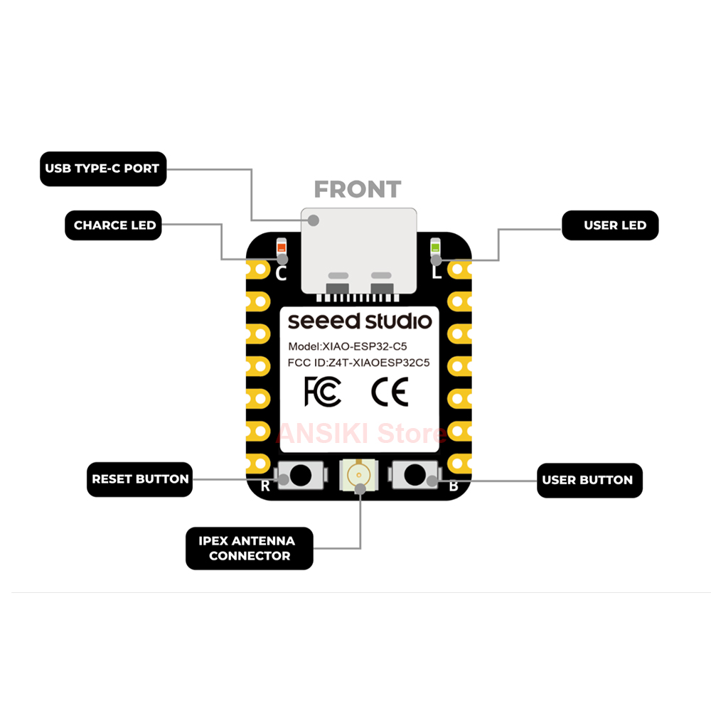 seeed studio XIAO ESP32-C5 Eer - Smart Home Mqtt recensie en prijs
